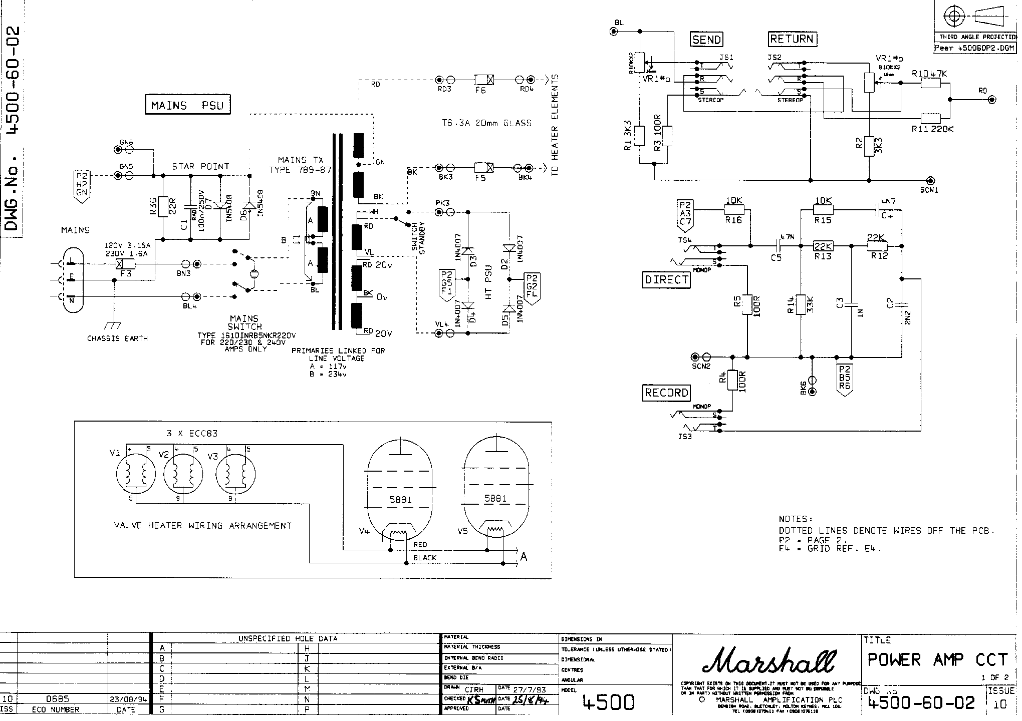 Marshall Amplifier Service Manual Pdf Power