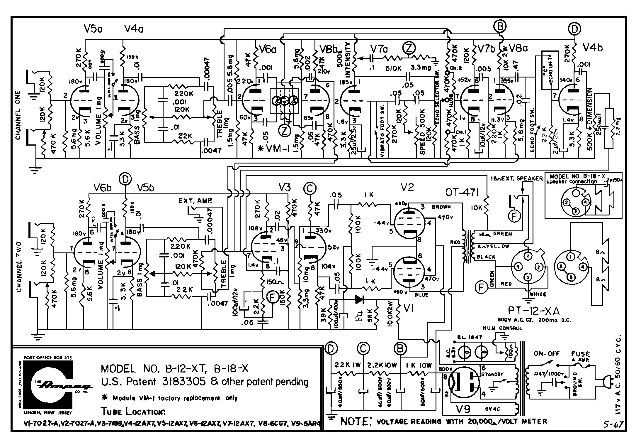 Ampeg svt схема