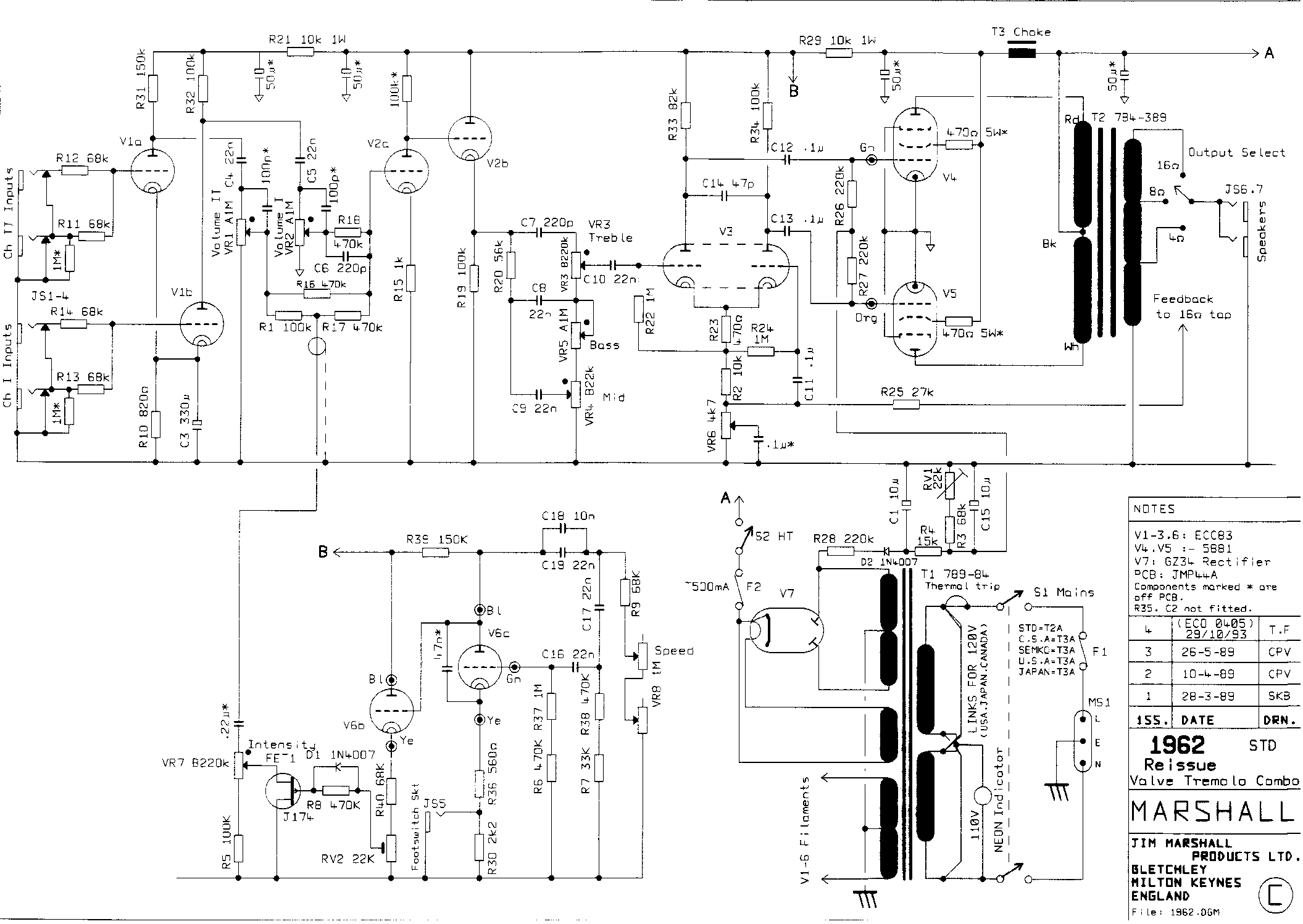 Marshall Schematics