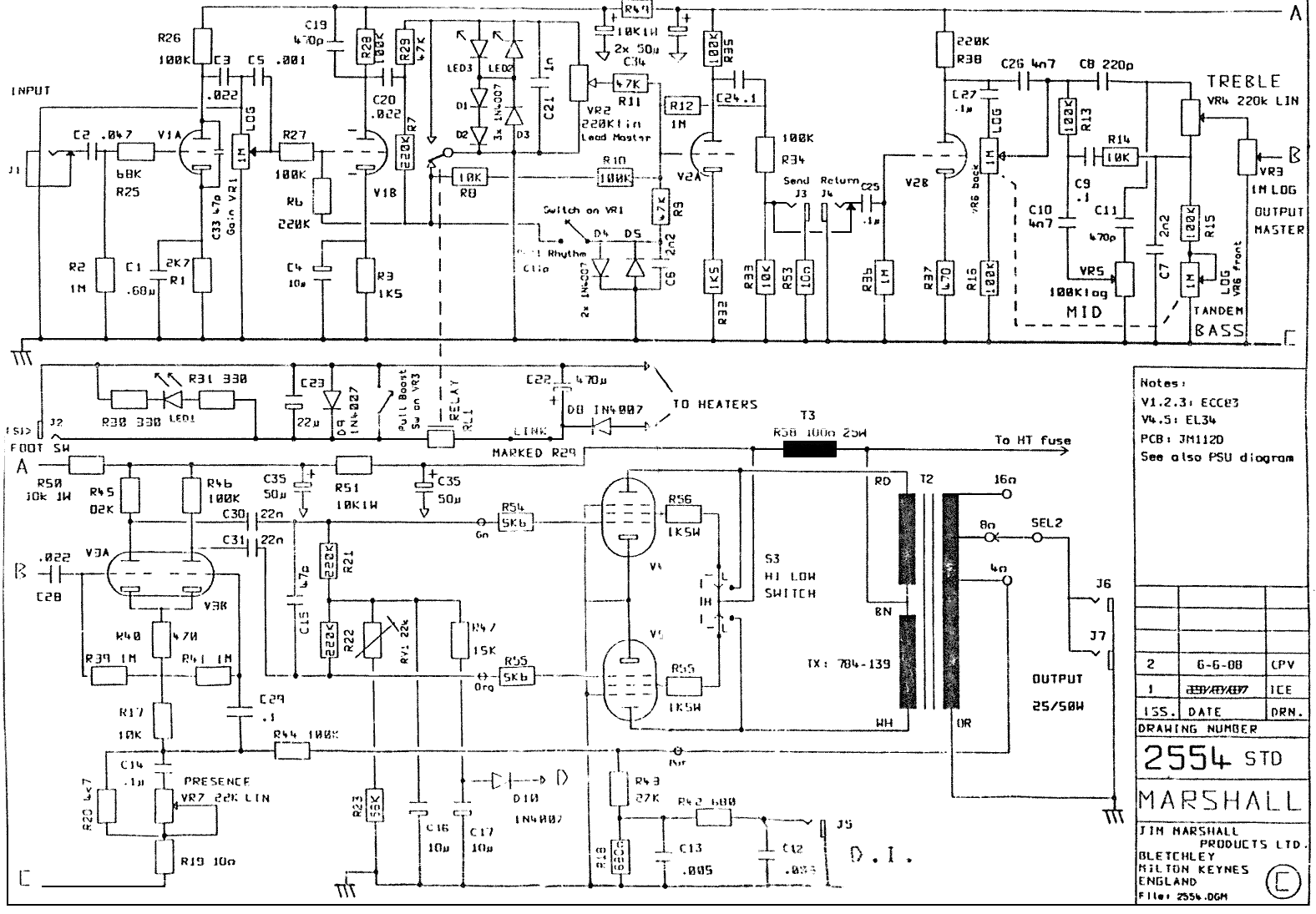 Marshall Schematics