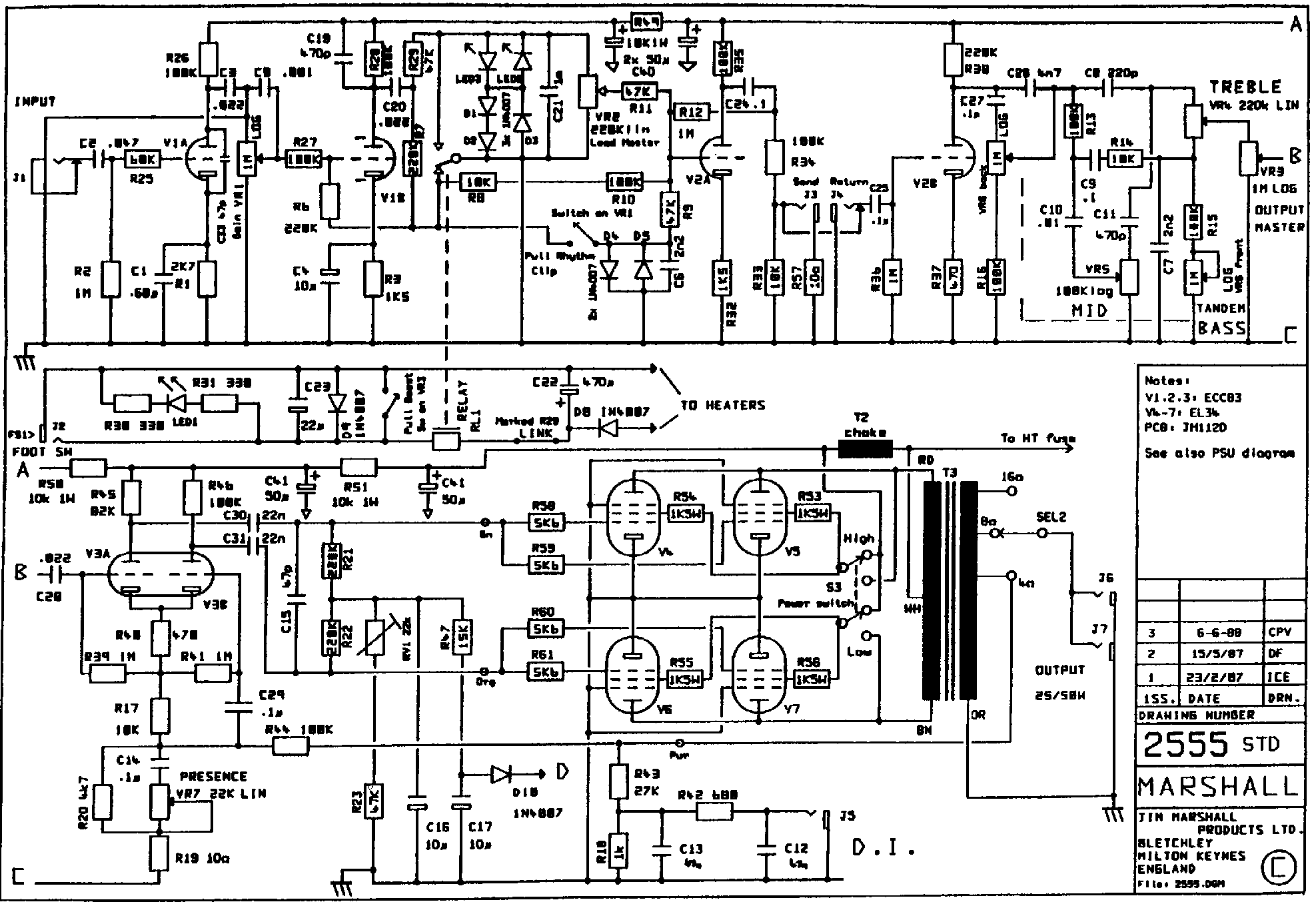 Marshall Schematics