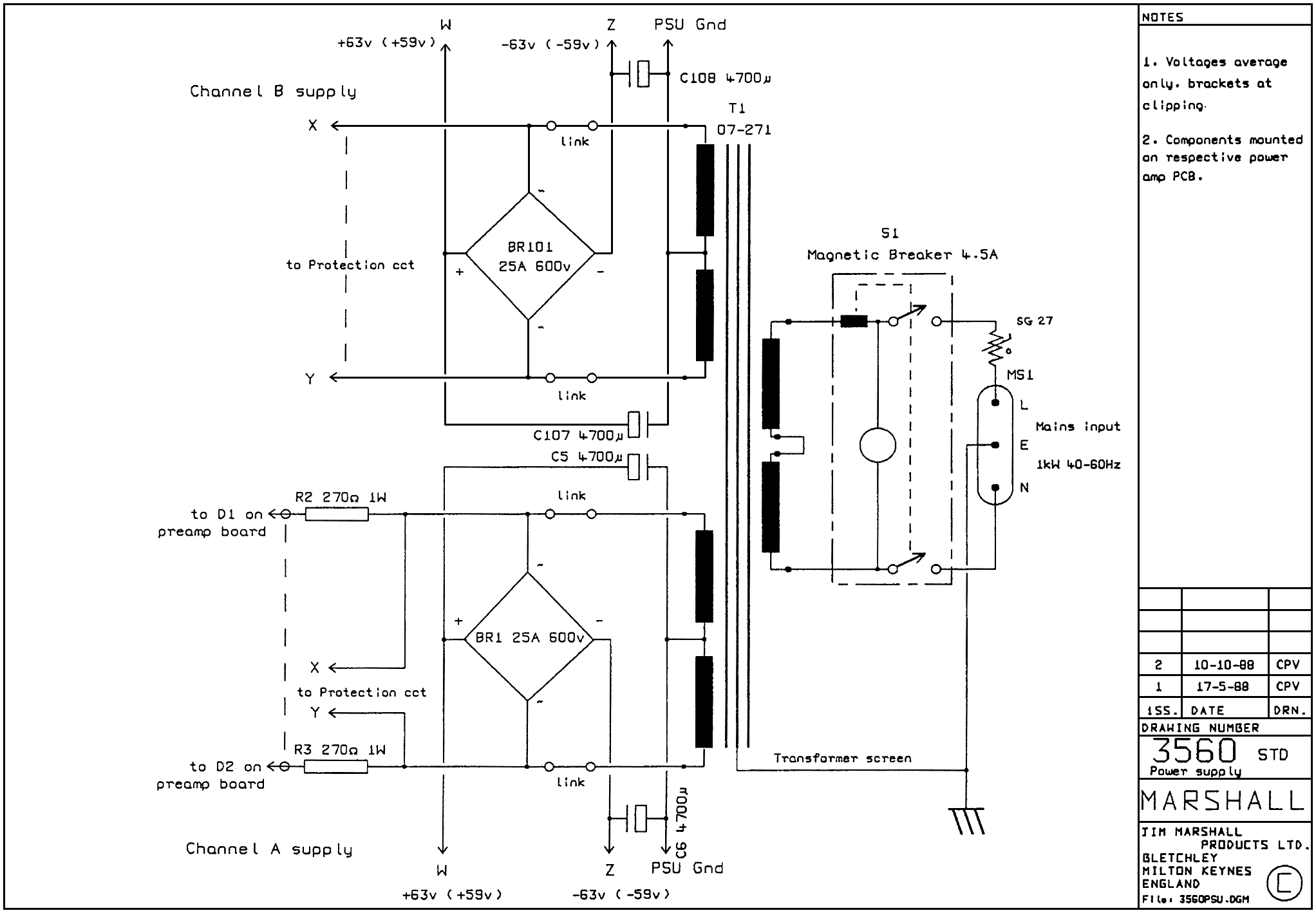 Marshall Schematics
