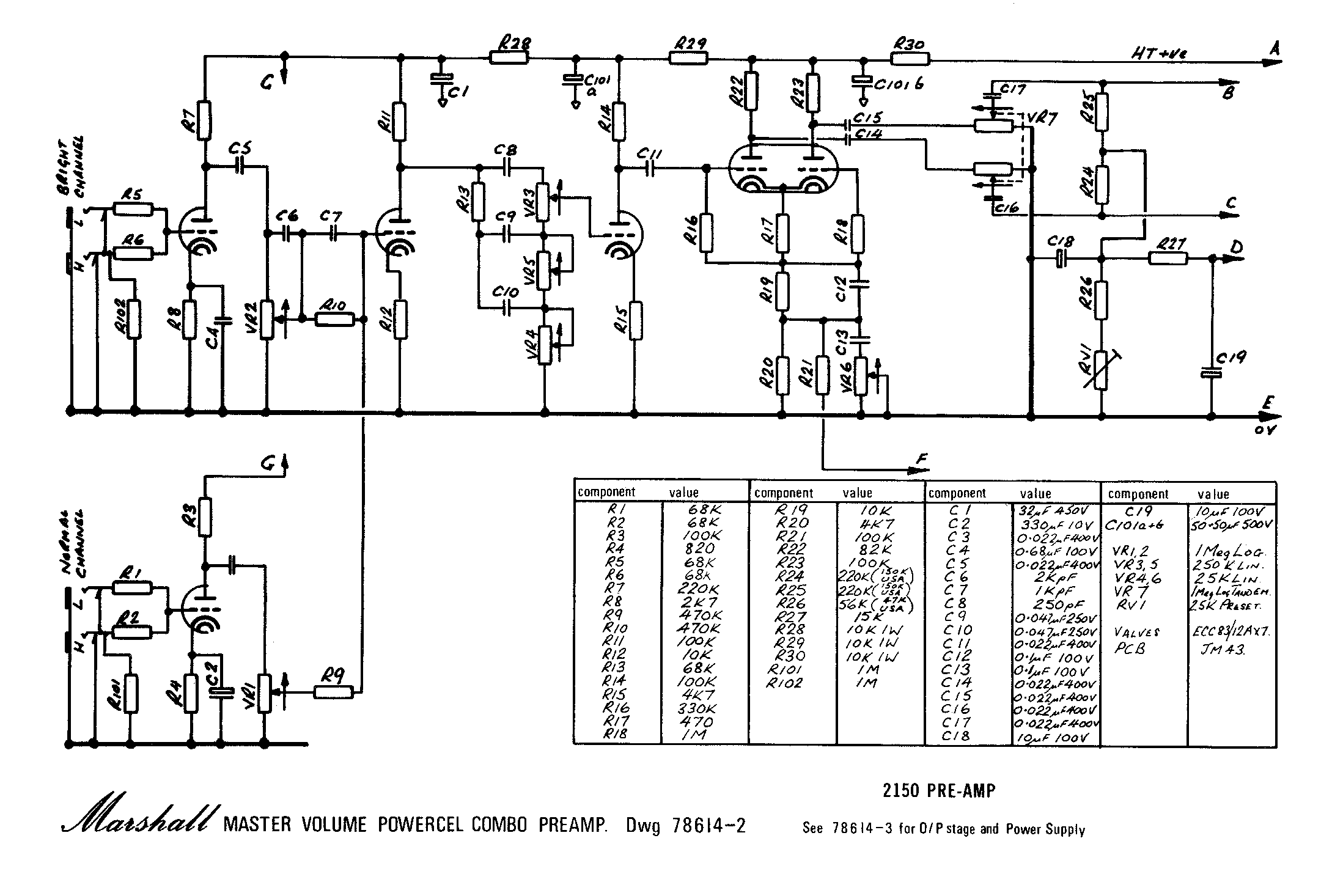 Marshall Schema's marshall speaker wiring diagram 