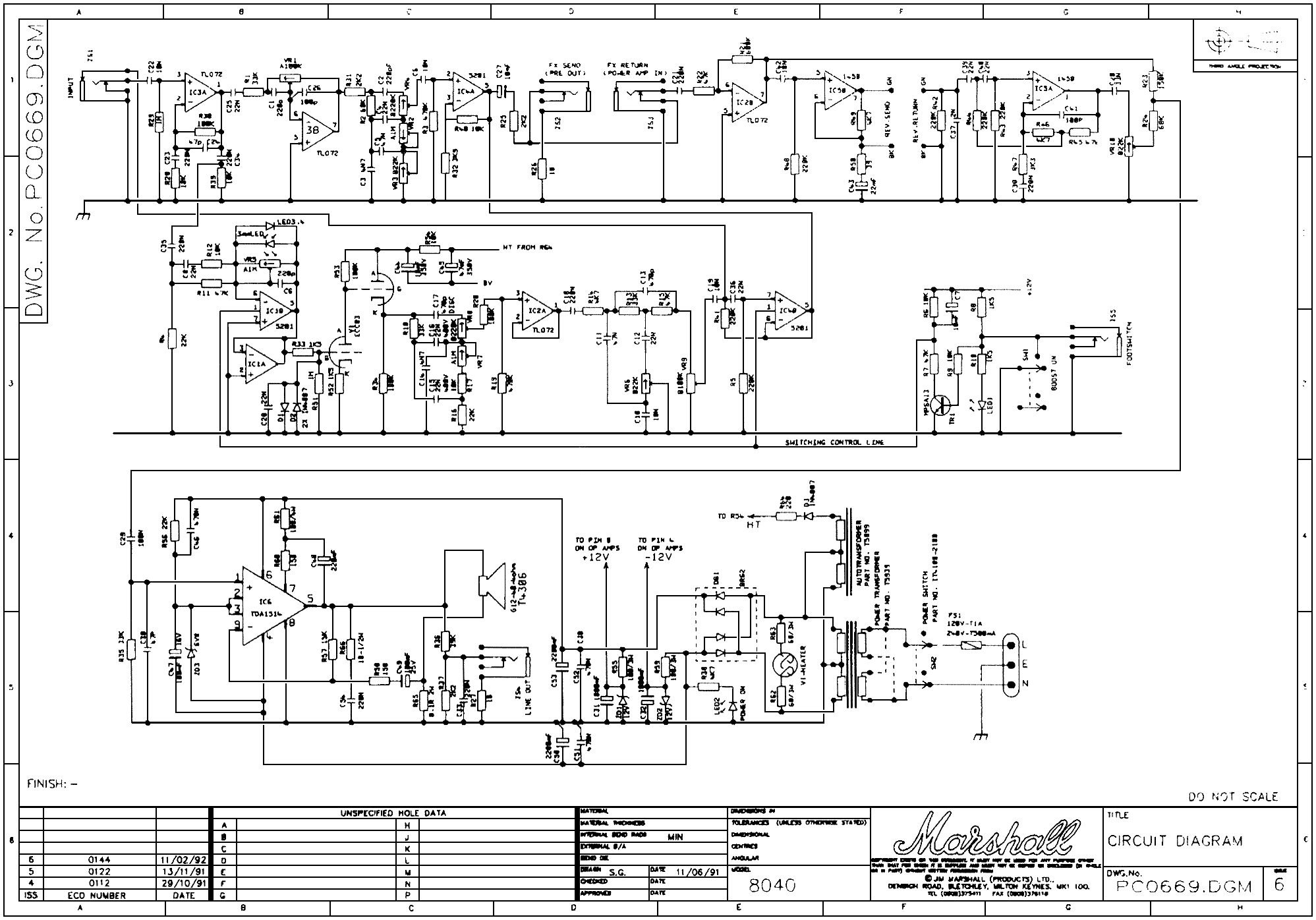 Marshall Schematics