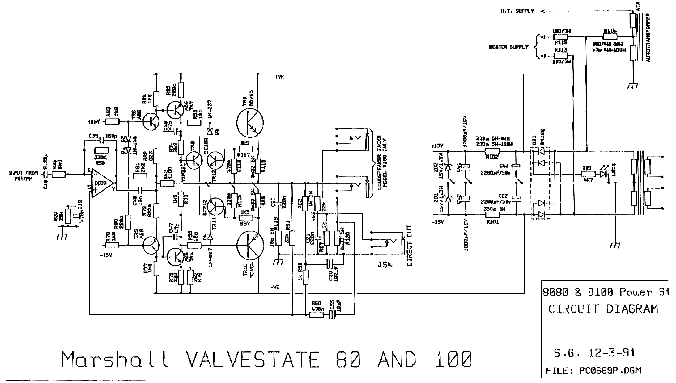 Marshall Schematics